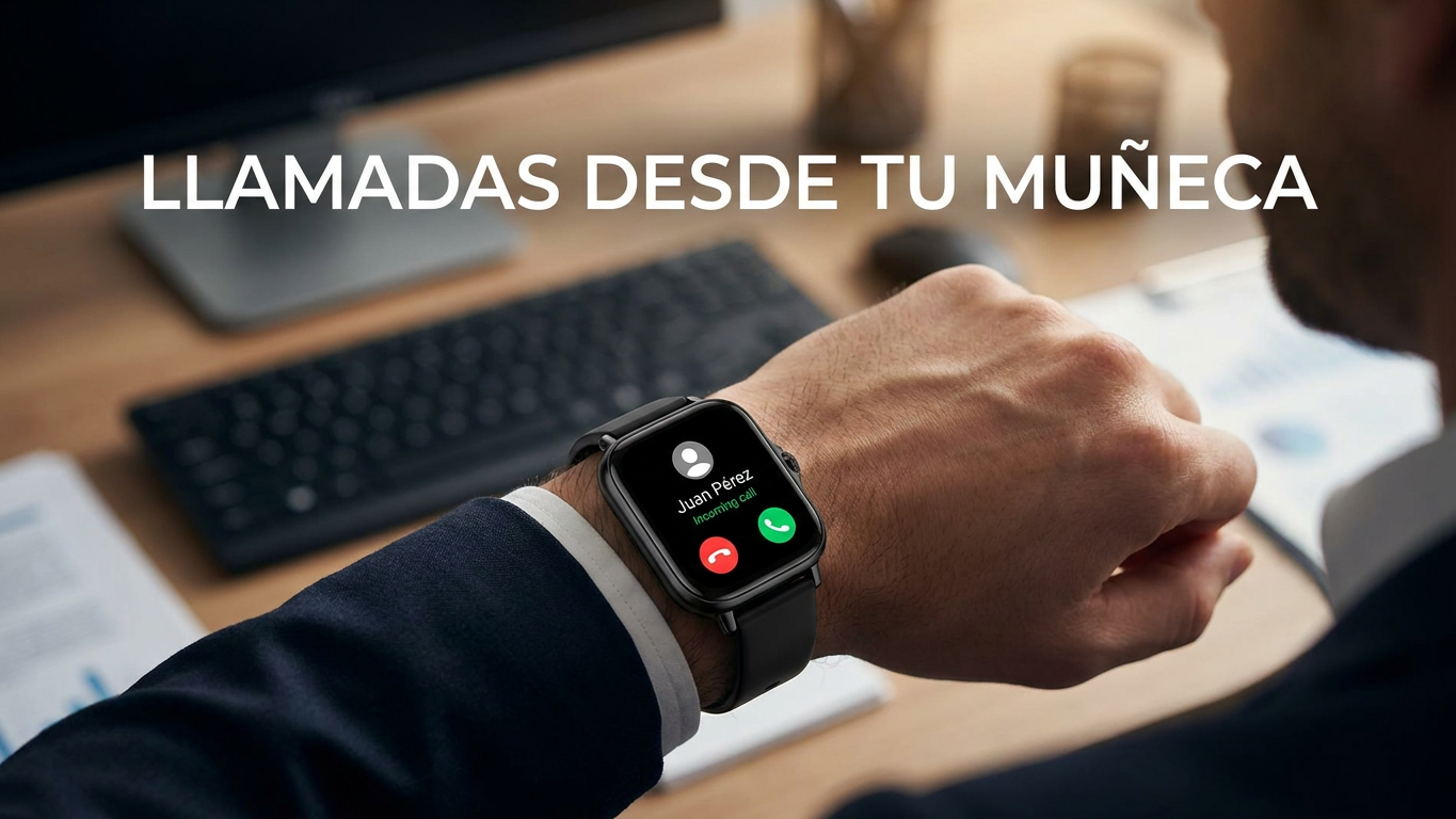 Smartwatch 1.83” con Llamadas y Monitor de Salud