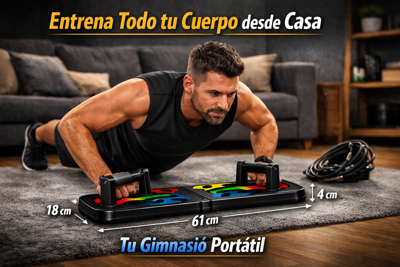 Tabla de Flexiones ProFold – Entrena Todo tu Cuerpo en Casa