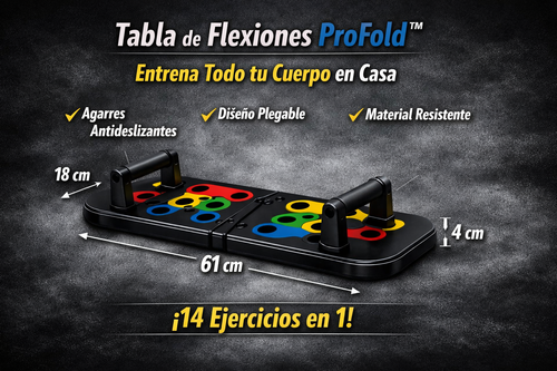 Tabla de Flexiones ProFold – Entrena Todo tu Cuerpo en Casa